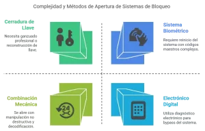Infografia - Tipos de sistemas de bloqueo y sus soluciones