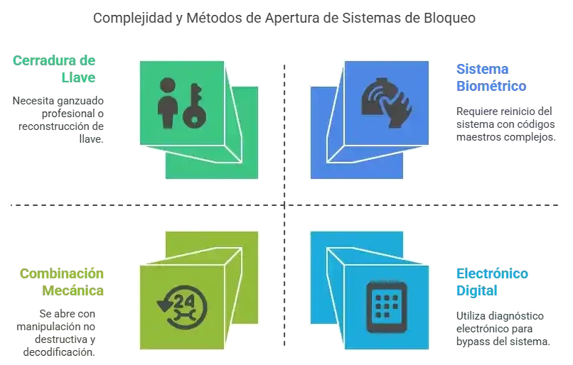 Infografia - Tipos de sistemas de bloqueo y sus soluciones Infografia - Tipos de sistemas de bloqueo y sus soluciones